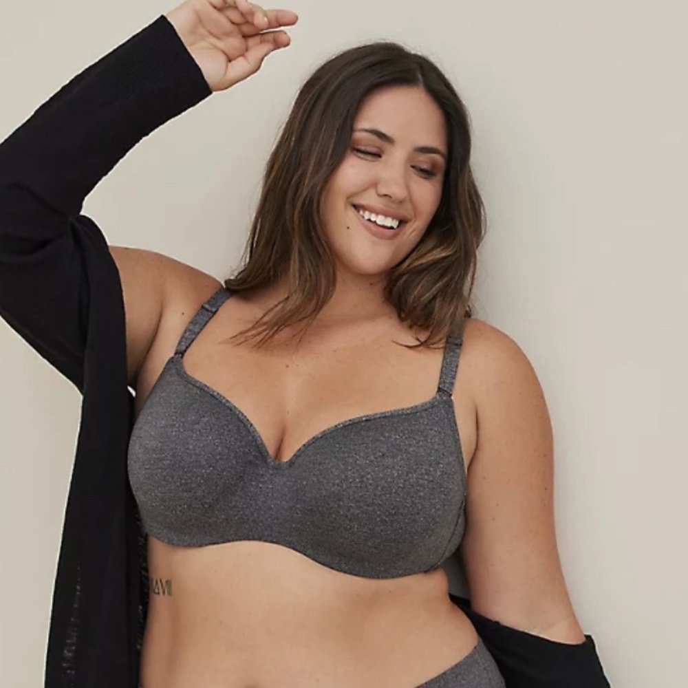 Torrid FULL-COVERAGE BALCONETTE LIGHTLY LINED 360° BACK SMOOTHING BRA 38D
